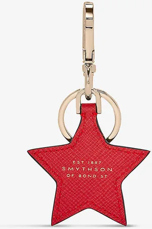 SMYTHSON Panama Star-shaped Leather Keyring