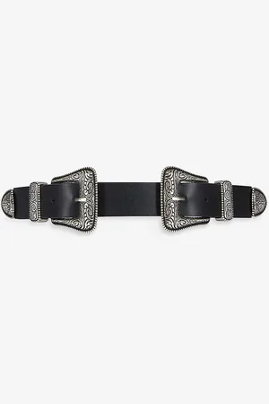 The Kooples Double-buckle Leather Belt