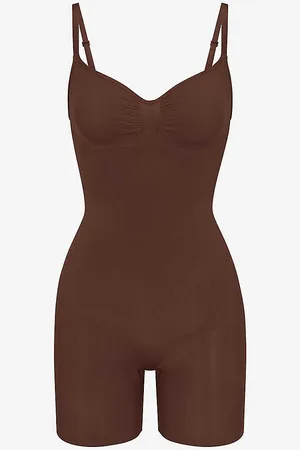 SKIMS Sculpt Ruched Stretch-woven Body