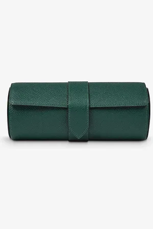 SMYTHSON Panama Leather Watch Roll 20cm