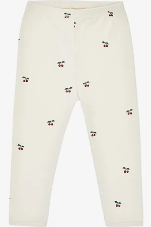 Konges Sløjd Print Elasticated Organic-cotton Leggings 0-3 Months