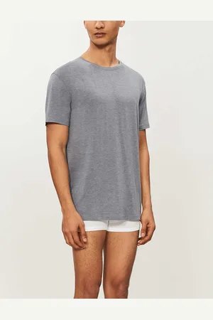 DEREK ROSE Basel Crewneck Stretch-modal T-shirt