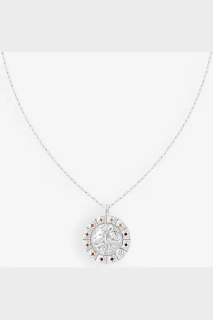 Astrid & Miyu Leo Bold Zodiac Plated Recycled 925 Sterling- Necklace