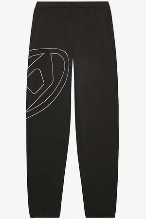 Diesel P-marky-megoval Logo Cotton-jersey Tracksuit Bottoms