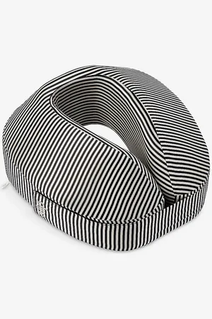 Slip Jet Setter Striped Silk Travel Pillow
