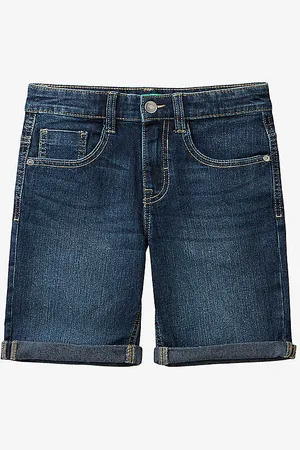 Benetton Five-pocket Regular-fit Stretch-denim Shorts 6-14 Years