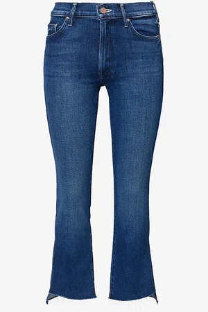 Mother The Insider Crop Straight-leg Mid-rise Stretch-denim Jeans