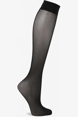 Wolford Individual 10 Stretch-woven Knee-highs