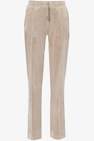 Juicy Couture Tina Rhinestone-embellished Velour Jogging Bottoms