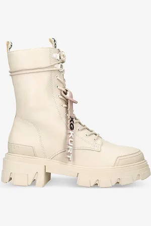 Kurt Geiger Trekker Logo-charm Faux-leather Ankle Boots