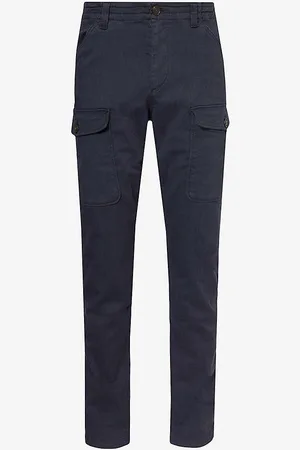 IKKS Regular-fit Straight-leg Mid-rise Stretch-cotton Blend Trousers