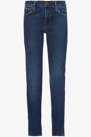 Frame Le Garcon Straight-leg Mid-rise Cotton-blend Denim Jeans
