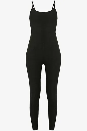 Beyond Yoga Spacedye Tapered-leg Stretch-woven Jumpsuit