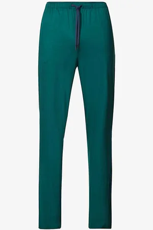 DEREK ROSE Basel Stretch-jersey Casual Trousers