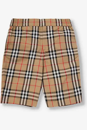 Burberry Hal Check-patterned Cotton Shorts 3-14 Years