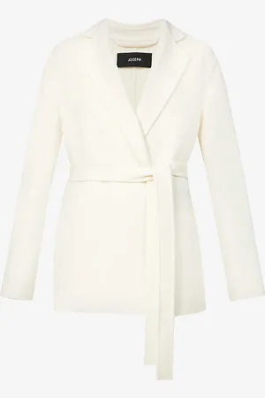 Joseph Belted Wool and Cashmere-blend Coat
