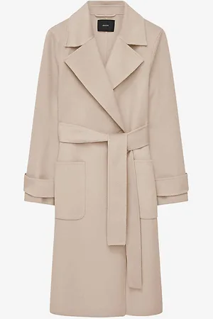 Joseph Arline Belted Wool and Cashmere-blend Coat
