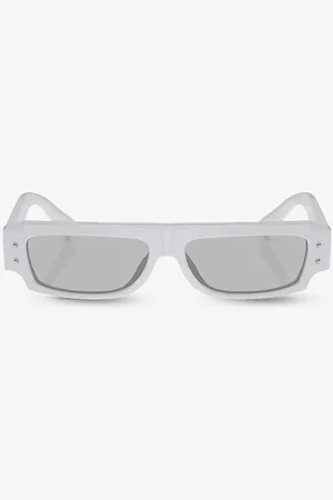Dolce & Gabbana Dg4458 Rectangle-frame Acetate Sunglasses