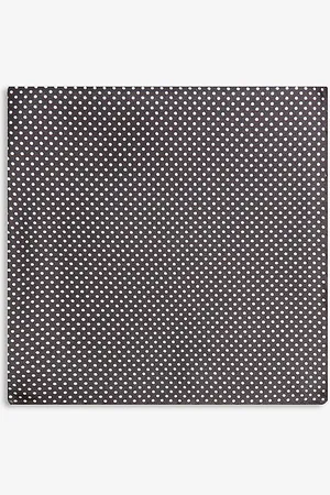 Eton Polka-dot Silk Pocket Square