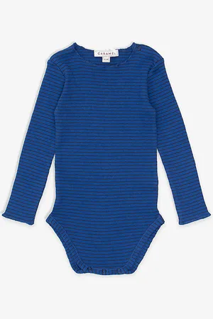Caramel Hanau Stripe Ribbed Cotton-jersey Bodysuit 6-18 Months