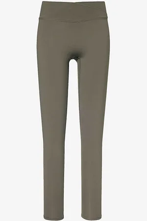 Lounge Underwear High-rise Fitted Stretch-woven Leggings