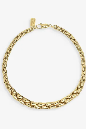 Lauren Rubinski Wheat-chain 14ct Yellow-gold Necklace