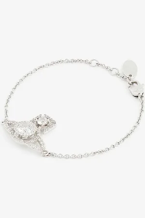 Vivienne Westwood Norabelle Brass and Cubic Zirconia Bracelet