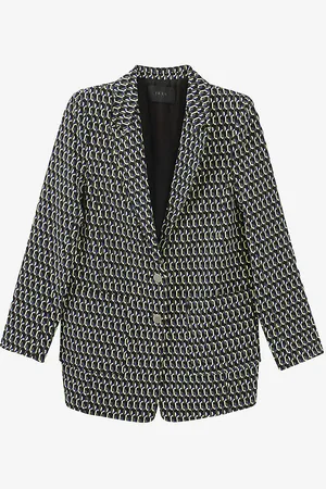 IKKS Graphic-print Woven Blazer