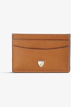 ASPINAL OF LONDON Logo-embellished Leather Card Holder