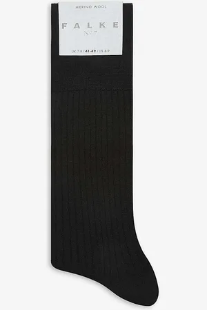 Falke No7 Ribbed Virgin Wool Socks