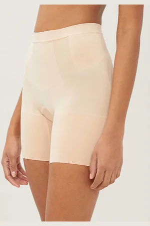 Spanx Oncore Mid-thigh High-rise Stretch-jersey Shorts