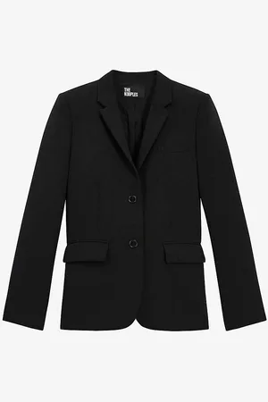 The Kooples Notched-lapel Stretch-woven Blazer