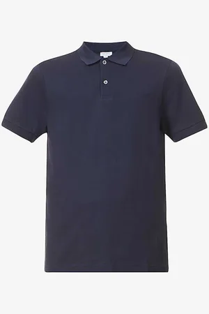 Sunspel Short-sleeved Cotton- Piqué Polo Shirt