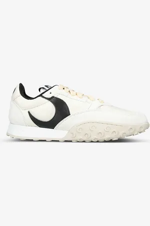 Marine Serre Moonwalk Moon-embellished Leather Trainers