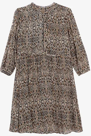 IKKS Arabesque-print Woven Mini Dress