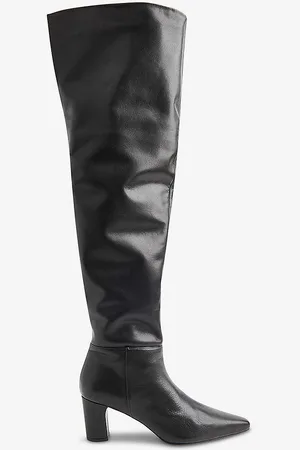 Whistles Inessa Heeled Leather Over-the-knee Boots