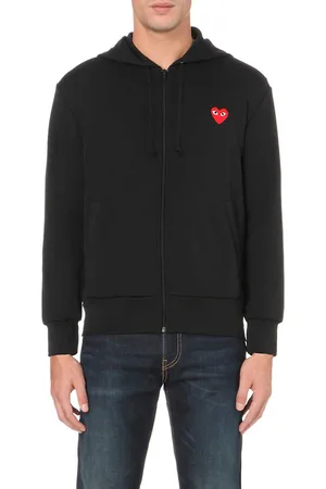 Comme des Garçons Play Heart Logo Jersey Hoody