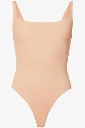 SKIMS Fits Everybody Square-neck Stretch-jersey Body