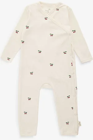 Konges Sløjd Fruit-print Organic-cotton Babygrow 0-6 Months