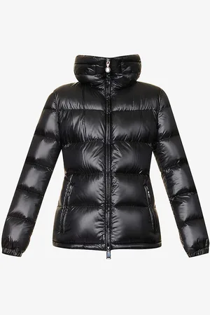 Moncler Douro Funnel-neck Shell-down Jacket