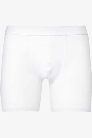 Sunspel Elasticated-waistband Stretch-cotton Trunks