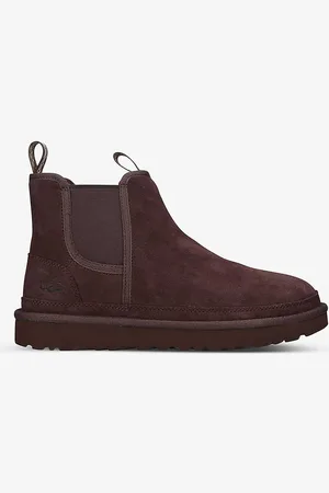UGG Neumel Logo-debossed Suede Chelsea Boots