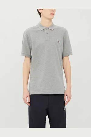Paul Smith Zebra-appliquéd Cotton-piqué Polo Shirt