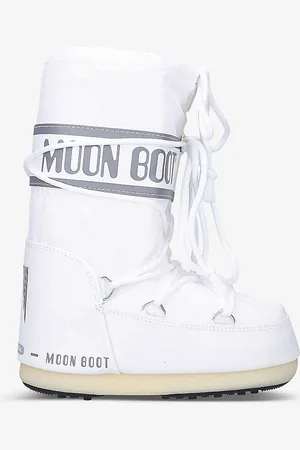Moon Boot Icon Junior Branded Nylon Snow Boots 3-7 Years