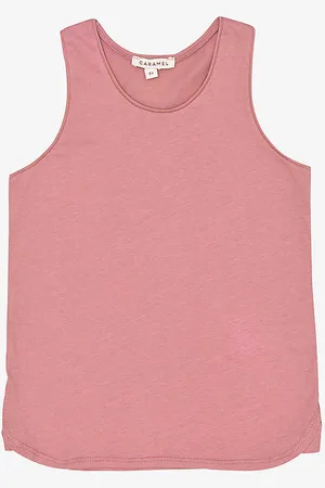 Caramel Bluebottle Cotton Vest Top 3-12 Years