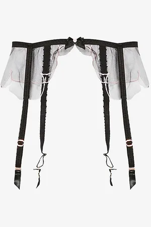 Agent Provocateur Lorna Mesh Suspender Belt
