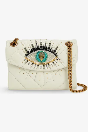 Kurt Geiger Mini Kensington Embellished Eye Leather Shoulder Bag