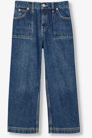 Whistles Patch-pocket Wide-leg Denim Jeans