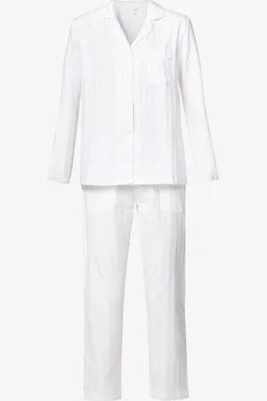 The White Company Striped Cotton Pyjama Set