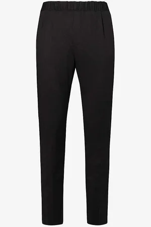 Paige Snider Elasticated-waistband Tapered-leg Regular-fit Stretch-woven Trousers